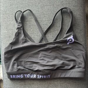 Peloton x Lululemon Gray Sports Bra